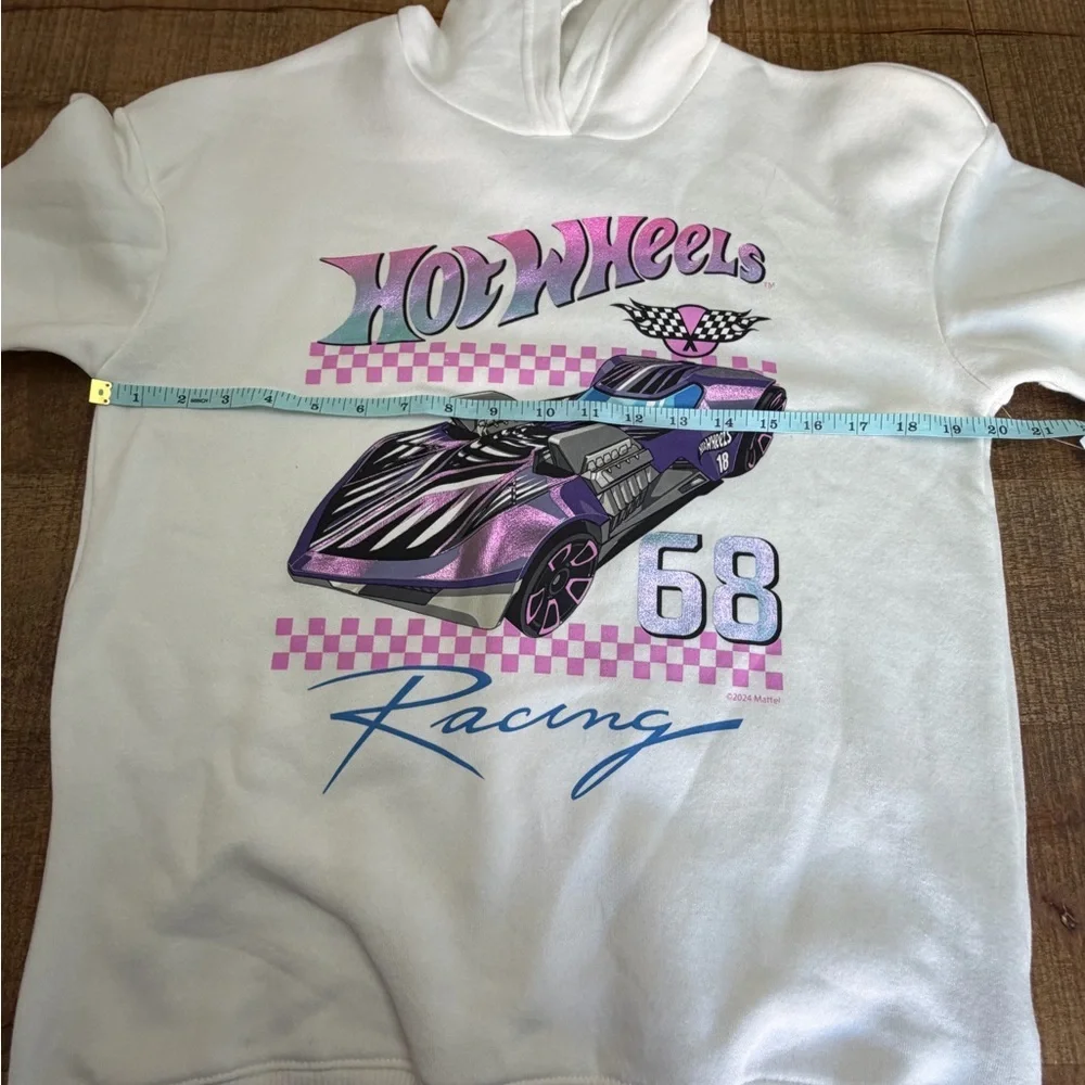 🔥NWT Old Navy White Hot Wheels Hoodie🔥